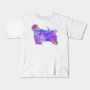 Clumber Spaniel Watercolor Painting Kids T-Shirt